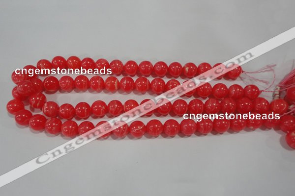 CTU2734 15.5 inches 12mm round synthetic turquoise beads