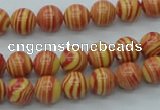 CTU286 16 inches 8mm round imitation turquoise beads wholesale