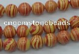 CTU286 16 inches 8mm round imitation turquoise beads wholesale