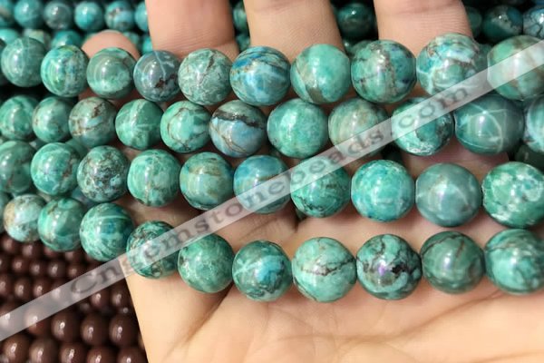 CTU3014 15.5 inches 12mm round South African turquoise beads