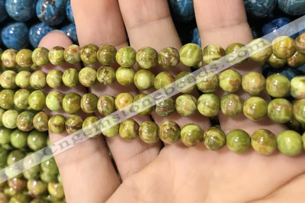 CTU3026 15.5 inches 6mm round South African turquoise beads
