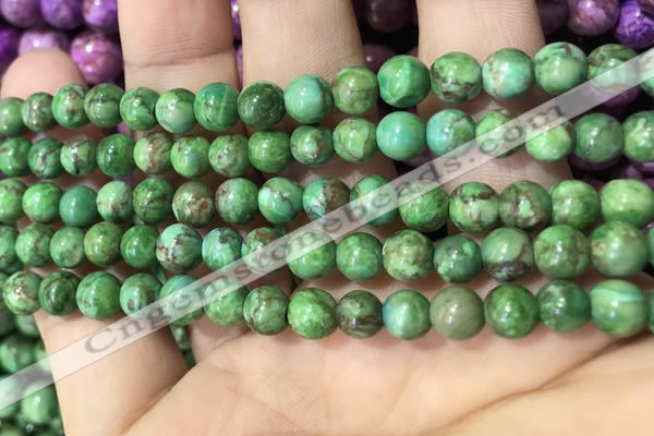 CTU3031 15.5 inches 6mm round South African turquoise beads