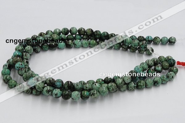 CTU400 15.5 inches 10mm round African turquoise beads wholesale