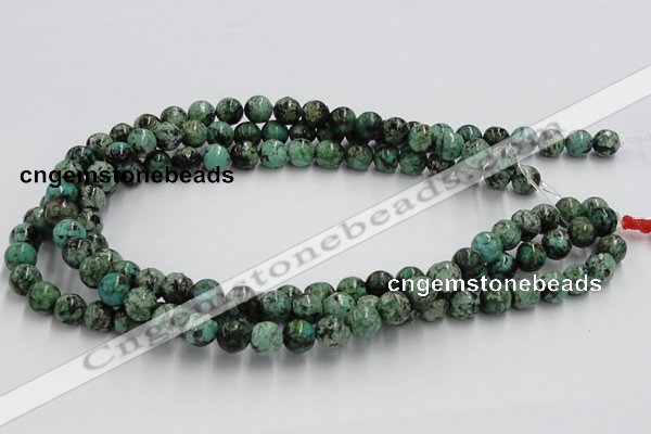 CTU401 15.5 inches 12mm round African turquoise beads wholesale