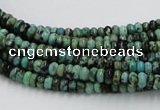 CTU404 15.5 inches 2*4mm rondelle African turquoise beads wholesale