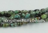 CTU406 15.5 inches 4*6mm rice African turquoise beads wholesale