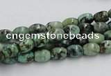 CTU407 15.5 inches 6*7mm rice African turquoise beads wholesale