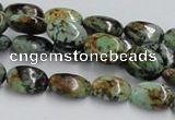 CTU413 15.5 inches 10*14mm oval African turquoise beads wholesale