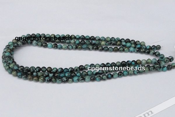 CTU426 15.5 inches 6mm round African turquoise beads wholesale