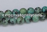 CTU427 15.5 inches 8mm round African turquoise beads wholesale