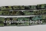 CTU487 15.5 inches 4*13mm cuboid African turquoise beads wholesale