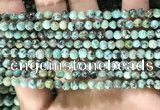 CTU570 15.5 inches 4mm round african turquoise beads wholesale