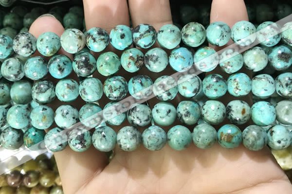 CTU572 15.5 inches 8mm round african turquoise beads wholesale