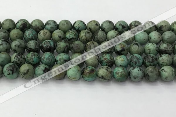 CTU577 15.5 inches 8mm round african turquoise beads wholesale