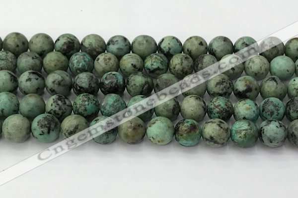 CTU578 15.5 inches 10mm round african turquoise beads wholesale