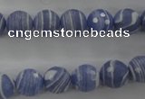 CTU923 15.5 inches 10mm faceted round synthetic turquoise beads