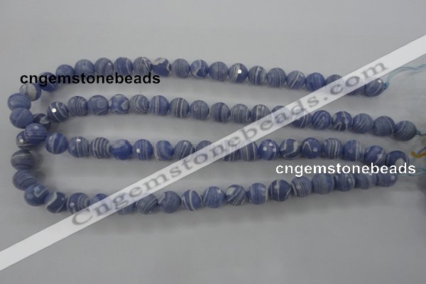 CTU923 15.5 inches 10mm faceted round synthetic turquoise beads