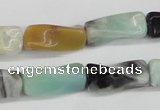 CTW131 15.5 inches 10*20mm twisted trihedron amazonite gemstone beads