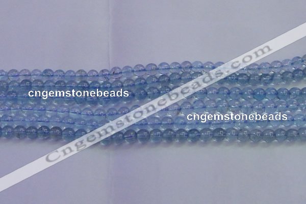 CTZ02 15.5 inches 6mm round natural topaz gemstone beads