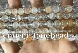 CTZ12 15.5 inches 8mm round natural topaz gemstone beads