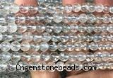 CTZ26 15 inches 6mm round topaz quartz beads wholesale