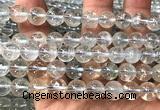 CTZ28 15 inches 9mm round topaz quartz beads wholesale