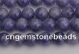 CTZ502 15.5 inches 7mm round natural tanzanite gemstone beads