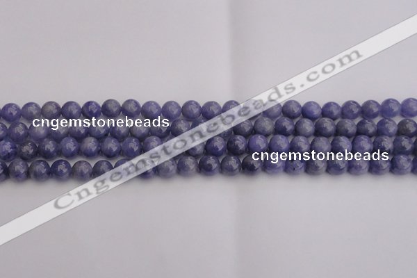 CTZ503 15.5 inches 8mm round natural tanzanite gemstone beads