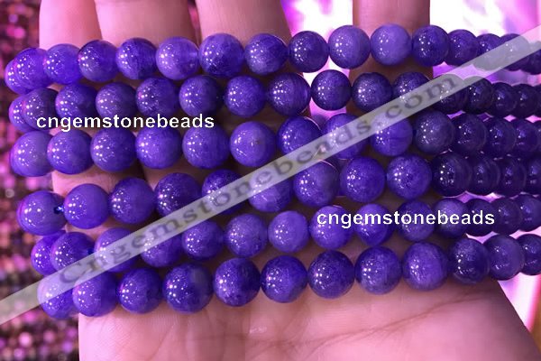 CTZ514 15.5 inches 7mm round natural tanzanite gemstone beads