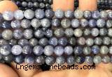 CTZ534 15 inches 9mm round tanzanite beads wholesale