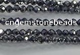 CTZ608 15.5 inches 2mm faceted round terahertz beads wholesale