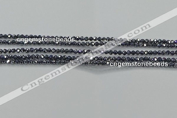 CTZ609 15.5 inches 3mm faceted round terahertz beads wholesale