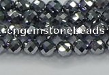 CTZ610 15.5 inches 4mm faceted round terahertz beads wholesale