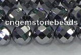 CTZ614 15.5 inches 12mm faceted round terahertz beads wholesale