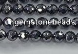 CTZ620 15.5 inches 4mm faceted round terahertz beads wholesale