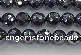 CTZ621 15.5 inches 6mm faceted round terahertz beads wholesale