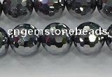 CTZ622 15.5 inches 8mm faceted round terahertz beads wholesale