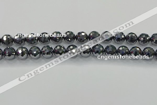 CTZ623 15.5 inches 10mm faceted round terahertz beads wholesale