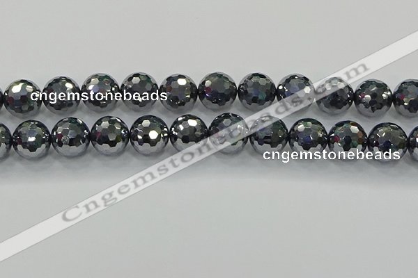 CTZ624 15.5 inches 12mm faceted round terahertz beads wholesale