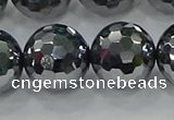 CTZ625 15.5 inches 14mm faceted round terahertz beads wholesale