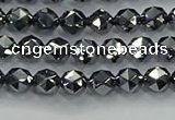 CTZ630 15.5 inches 4mm faceted nuggets terahertz beads wholesale