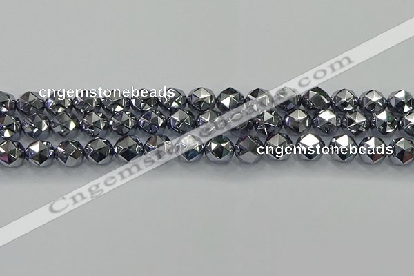 CTZ632 15.5 inches 8mm faceted nuggets terahertz beads wholesale