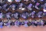 CTZ652 15.5 inches 3mm faceted round tiny terahertz beads