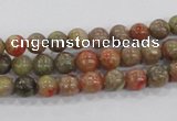 CUG101 15.5 inches 6mm round Chinese unakite beads wholesale