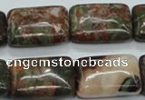 CUJ06 15.5 inches 18*25mm rectangle autumn jasper gemstone beads