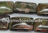 CUJ07 15.5 inches 22*30mm rectangle autumn jasper gemstone beads