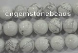 CWB203 15.5 inches 10mm round natural white howlite beads wholesale