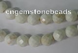 CWB301 15.5 inches 6mm faceted round howlite turquoise beads