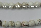 CWB311 15.5 inches 6mm round howlite turquoise beads wholesale