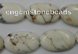 CWB355 15.5 inches 16*25mm oval howlite turquoise beads wholesale